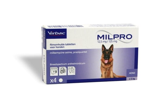 Milpro Hund online bestellen? DrPetcare.de Ihre online Tierapotheke!